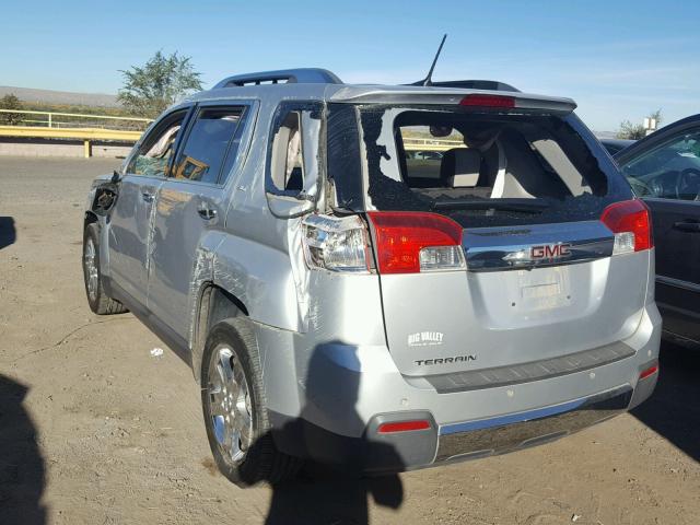 2GKALWEK3C6101736 - 2012 GMC TERRAIN SL SILVER photo 3