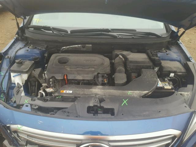 5NPE24AF9GH338584 - 2016 HYUNDAI SONATA SE BLUE photo 7