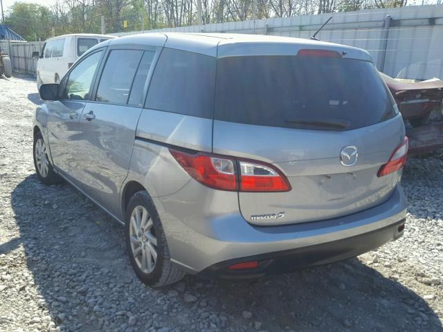 JM1CW2BL1C0112731 - 2012 MAZDA 5 GRAY photo 3