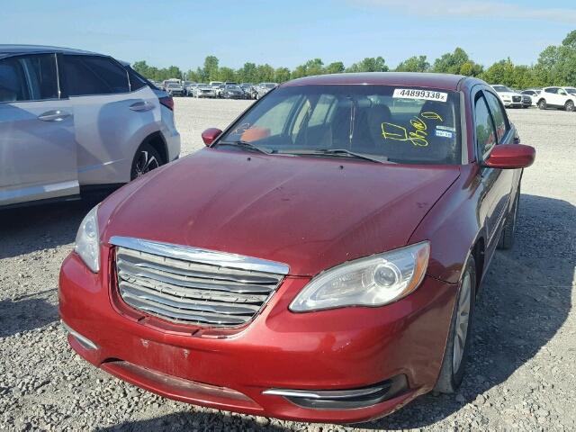 1C3CCBBB4CN204956 - 2012 CHRYSLER 200 TOURIN BURGUNDY photo 2