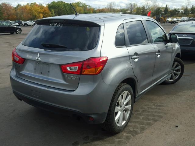 4A4AP3AU8DE020890 - 2013 MITSUBISHI OUTLANDER GRAY photo 4