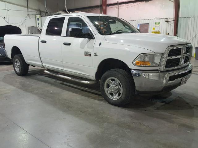 3C6UD5HLXCG163621 - 2012 DODGE RAM 2500 S WHITE photo 1