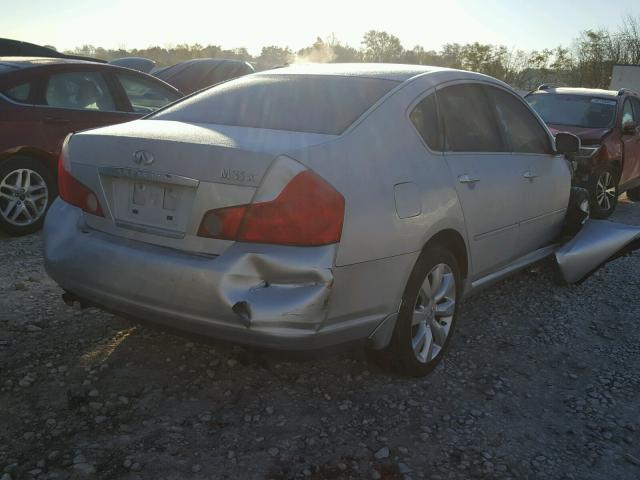 JNKAY01F07M450488 - 2007 INFINITI M35 BASE SILVER photo 4