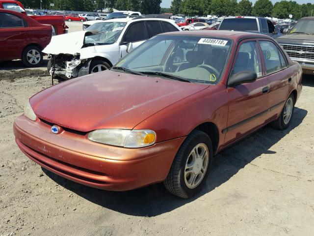 1Y1SK528X1Z407044 - 2001 CHEVROLET GEO PRIZM 红色 照片 2
