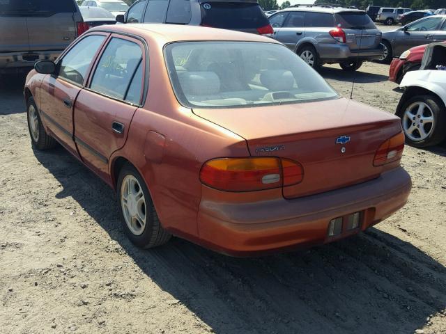 1Y1SK528X1Z407044 - 2001 CHEVROLET GEO PRIZM 红色 照片 3