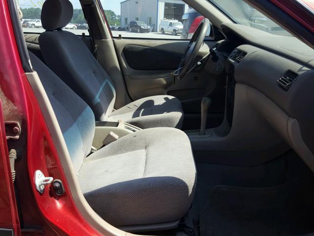 1Y1SK528X1Z407044 - 2001 CHEVROLET GEO PRIZM 红色 照片 5