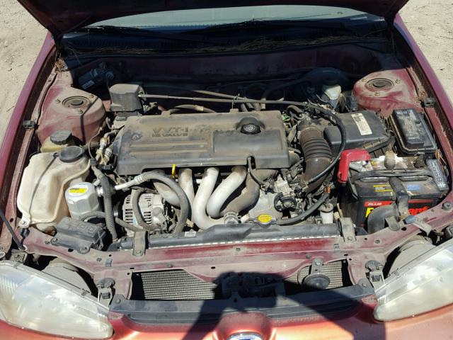 1Y1SK528X1Z407044 - 2001 CHEVROLET GEO PRIZM RED photo 7