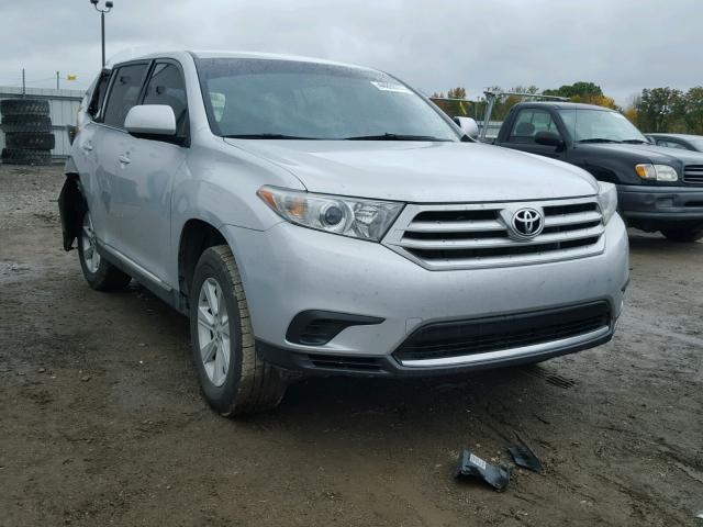 5TDZA3EH9DS033845 - 2013 TOYOTA HIGHLANDER SILVER photo 1