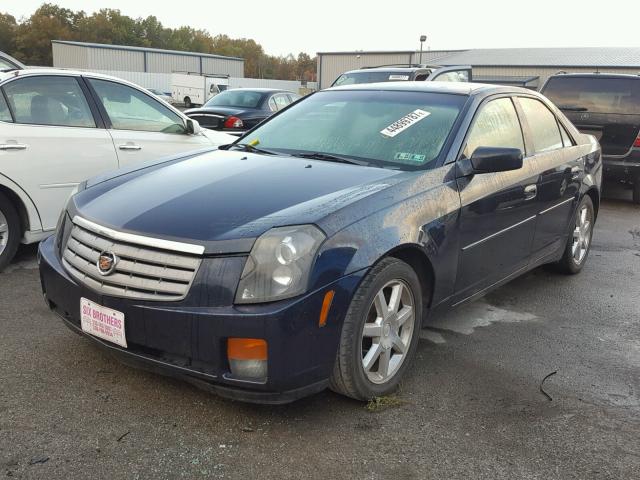 1G6DM577140129458 - 2004 CADILLAC CTS BLUE photo 2