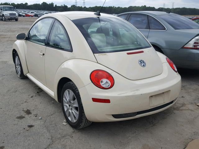 3VWPW31C48M505634 - 2008 VOLKSWAGEN NEW BEETLE 奶油色 照片 3