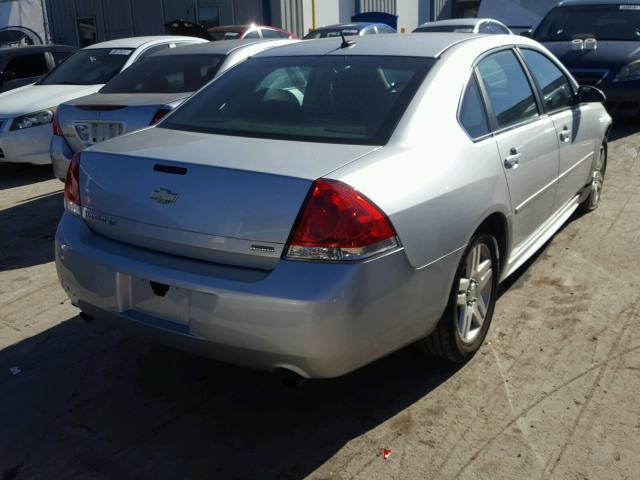 2G1WB5E31E1107793 - 2014 CHEVROLET IMPALA LIM SILVER photo 4