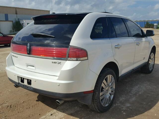 2LMDU68C59BJ01683 - 2009 LINCOLN MKX WHITE photo 4