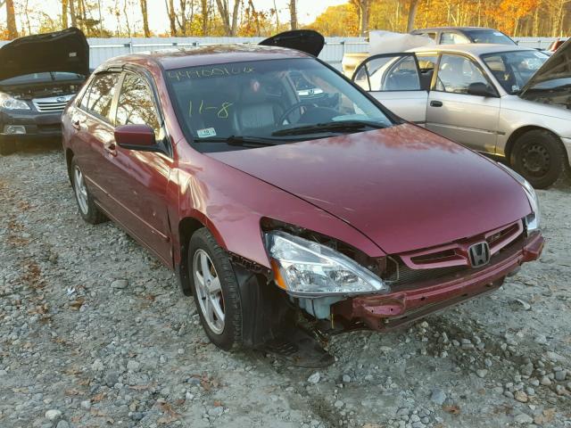 1HGCM56825A091481 - 2005 HONDA ACCORD RED photo 1