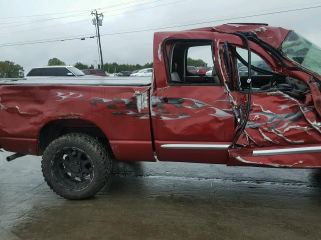 1D7HU18208S538593 - 2008 DODGE RAM 1500 S BURGUNDY photo 10