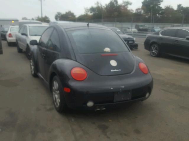 3VWFE21C92M436942 - 2002 VOLKSWAGEN NEW BEETLE 黑色 照片 3