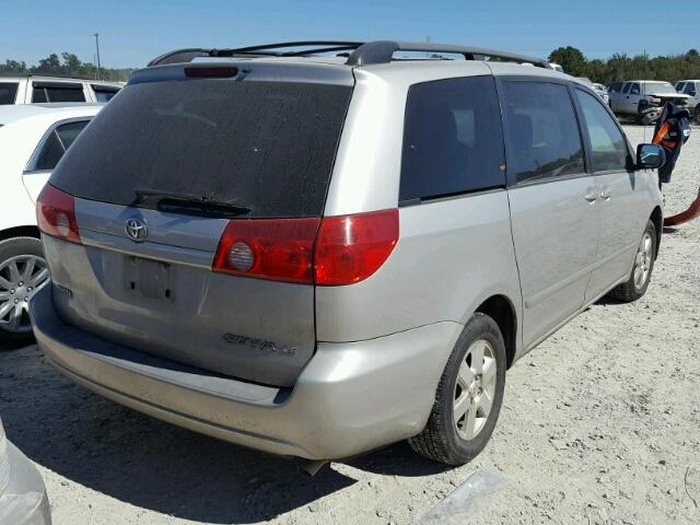 5TDKK4CC4AS331470 - 2010 TOYOTA SIENNA CE SILVER photo 4