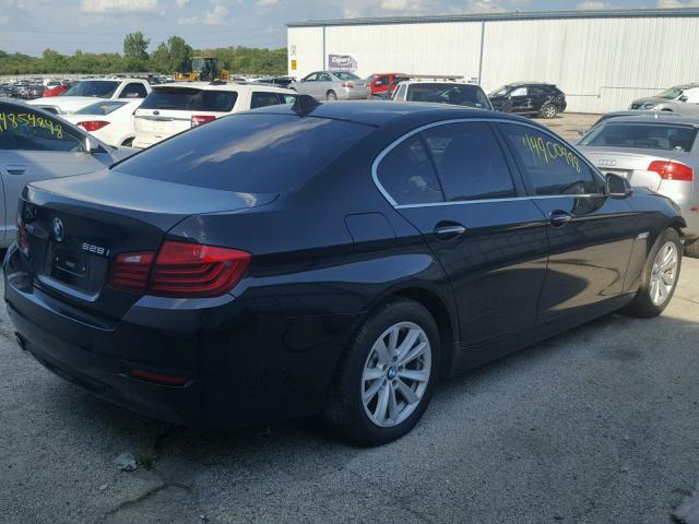 WBA5A7C55ED612260 - 2014 BMW 528 XI BLACK photo 4