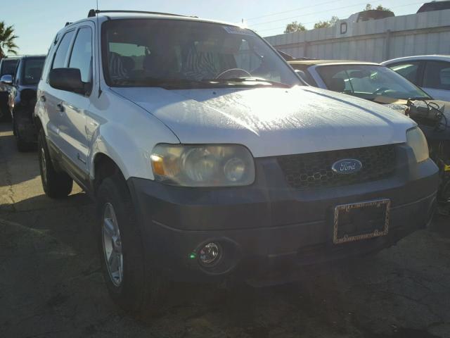 1FMYU96H46KD48840 - 2006 FORD ESCAPE HEV WHITE photo 1