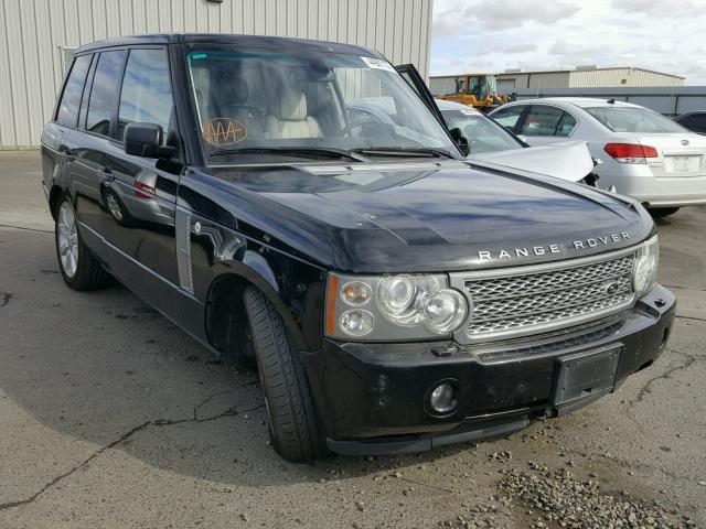 SALMF13438A271749 - 2008 LAND ROVER RANGE ROVE BLACK photo 1