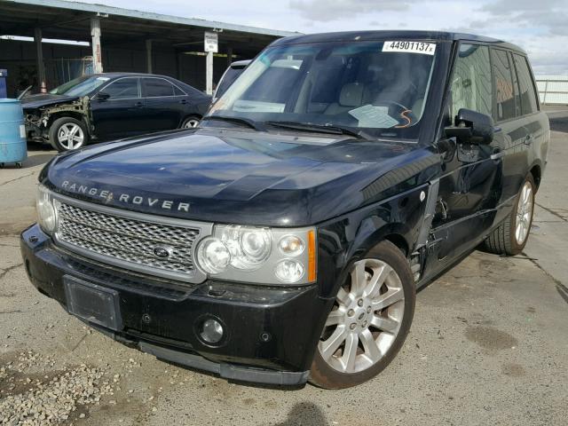 SALMF13438A271749 - 2008 LAND ROVER RANGE ROVE BLACK photo 2