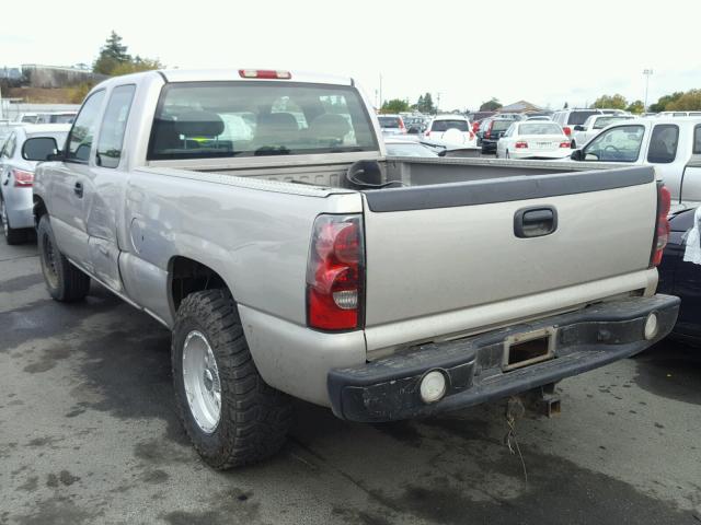 1GCEK19V87Z136998 - 2007 CHEVROLET SILVERADO BEIGE photo 3