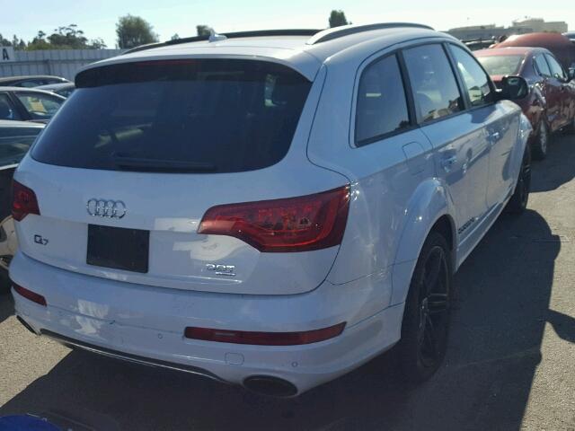 WA1DGAFE7FD029481 - 2015 AUDI Q7 PRESTIG WHITE photo 4