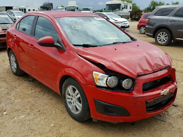 1G1JA5SH7C4215544 - 2012 CHEVROLET SONIC LS 红色 照片 1