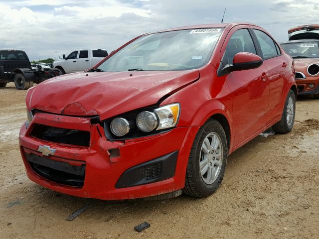 1G1JA5SH7C4215544 - 2012 CHEVROLET SONIC LS 红色 照片 2