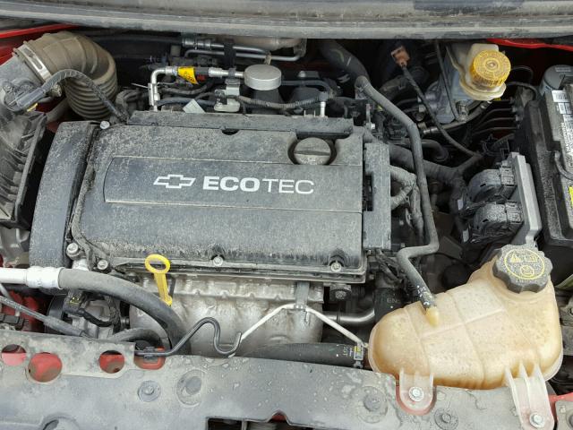 1G1JA5SH7C4215544 - 2012 CHEVROLET SONIC LS 红色 照片 7