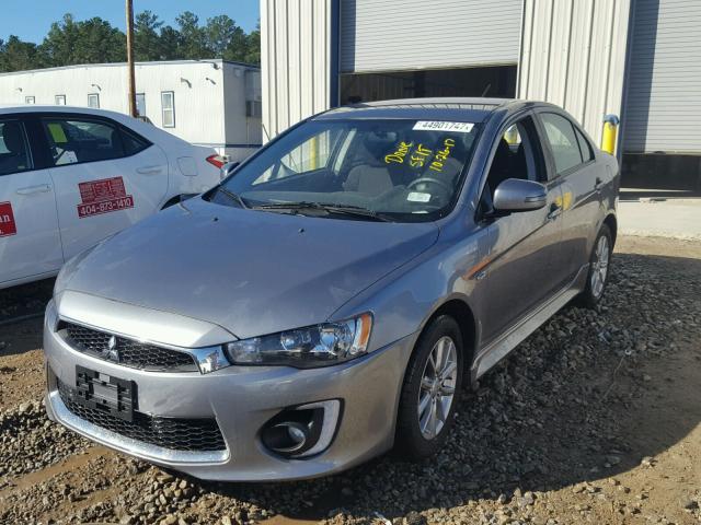 JA32U2FU6GU004977 - 2016 MITSUBISHI LANCER ES GRAY photo 2