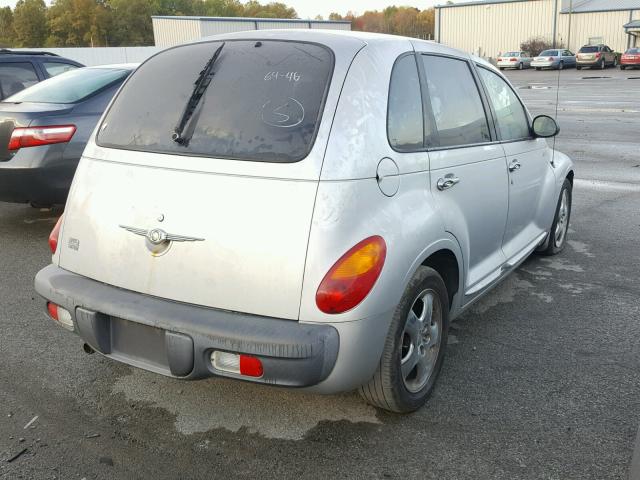 3C8FY4BBX1T293465 - 2001 CHRYSLER PT CRUISER SILVER photo 4