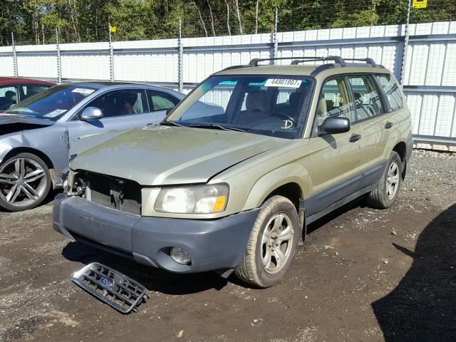 JF1SG63683H753973 - 2003 SUBARU FORESTER 2 TAN photo 2