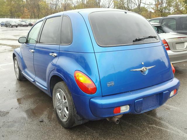 3C8FY68B63T634236 - 2003 CHRYSLER PT CRUISER BLUE photo 3