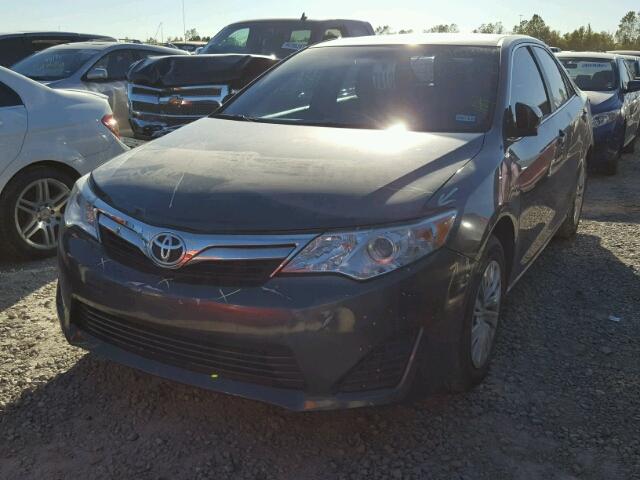 4T4BF1FK6ER399469 - 2014 TOYOTA CAMRY L GRAY photo 2