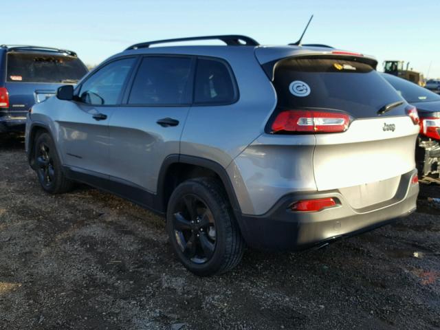 1C4PJLAB8GW350965 - 2016 JEEP CHEROKEE S GRAY photo 3