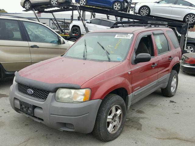 1FMYU02101KA26757 - 2001 FORD ESCAPE XLS BURGUNDY photo 2