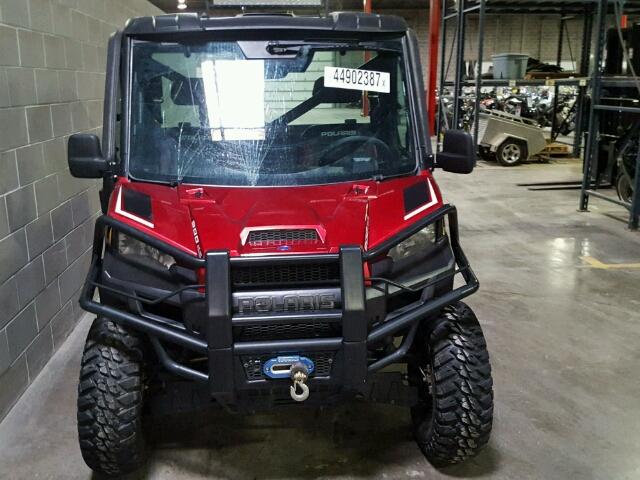 4XARTU875GT131206 - 2016 POLARIS RANGER XP RED photo 2