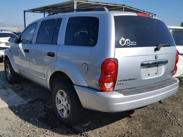 1D4HD48D74F221784 - 2004 DODGE DURANGO SL SILVER photo 3