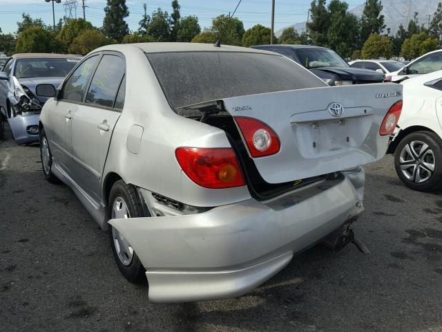 1NXBR32E53Z148887 - 2003 TOYOTA COROLLA CE SILVER photo 3