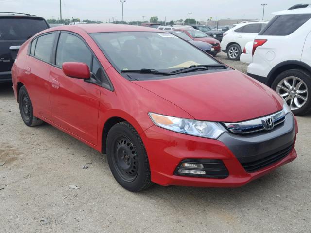 JHMZE2H55CS001589 - 2012 HONDA INSIGHT LX RED photo 1