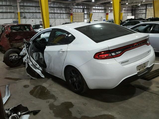 1C3CDFFA6GD818683 - 2016 DODGE DART SXT S WHITE photo 3