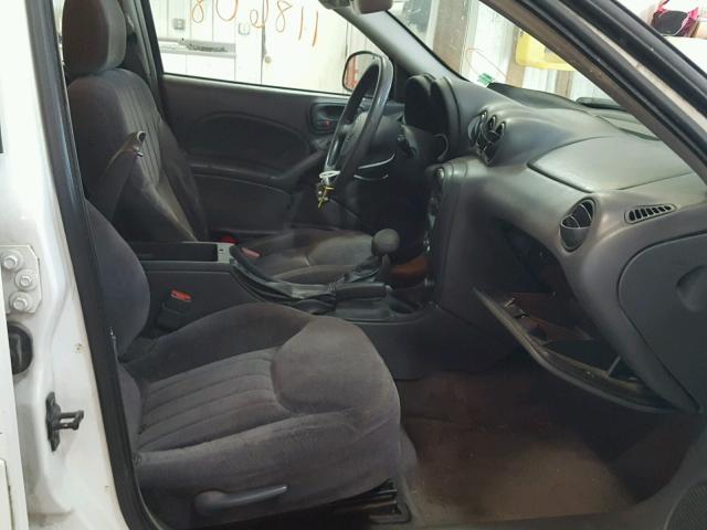 1G2NF52E5YM747175 - 2000 PONTIAC GRAND AM S WHITE photo 5