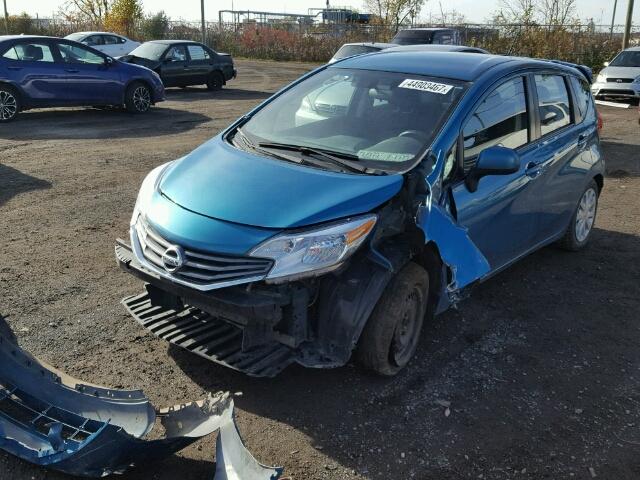 3N1CE2CP9EL386286 - 2014 NISSAN VERSA NOTE BLUE photo 2