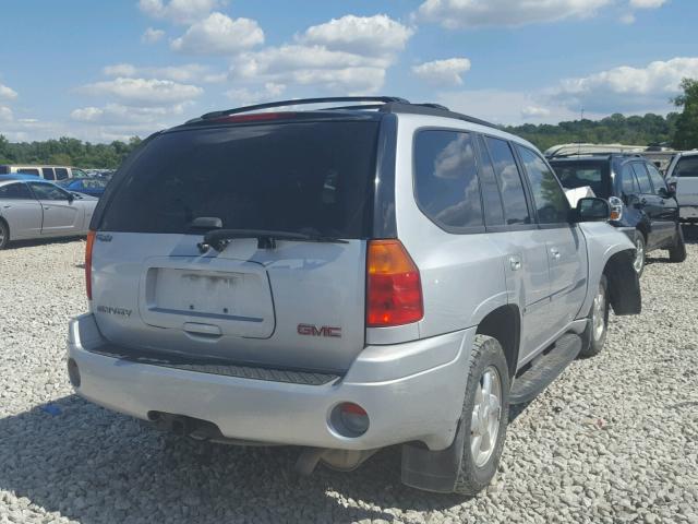 1GKDT43S292105190 - 2009 GMC ENVOY SLT SILVER photo 4