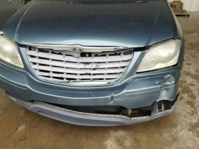 2C4GM48L65R424272 - 2005 CHRYSLER PACIFICA GREEN photo 9