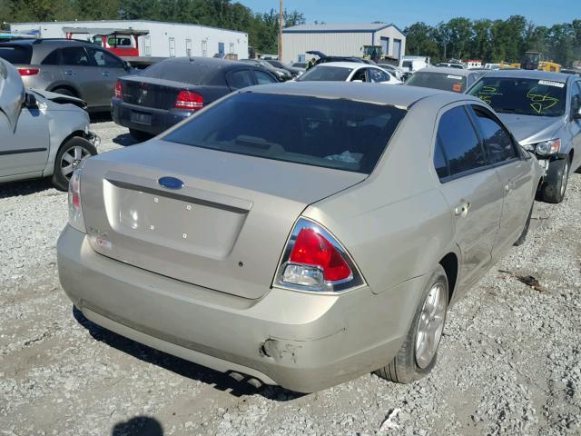 3FAHP06Z67R123435 - 2007 FORD FUSION S GOLD photo 4