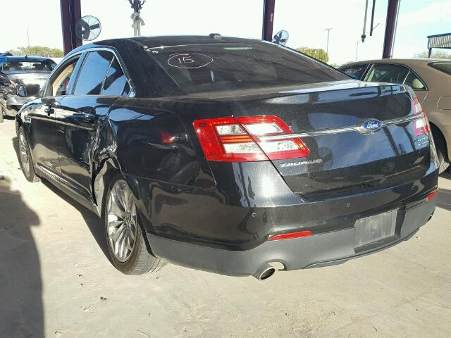 1FAHP2F82FG101165 - 2015 FORD TAURUS LIM BLACK photo 3