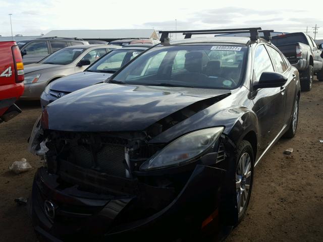 1YVHZ8CH7A5M39428 - 2010 MAZDA 6 I BLACK photo 2