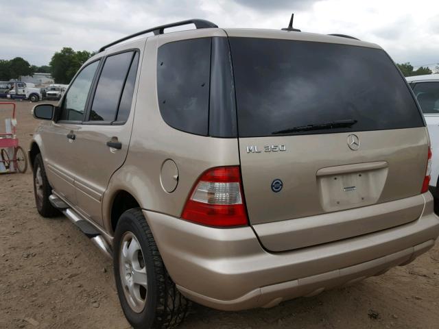 4JGAB57E64A459624 - 2004 MERCEDES-BENZ ML 350 GOLD photo 3