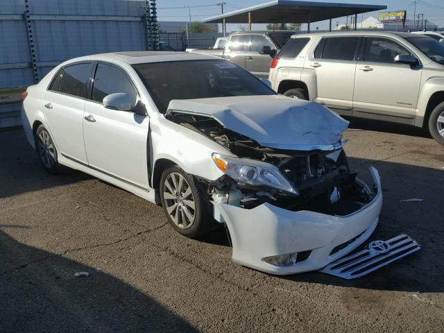 4T1BK3DB6BU392960 - 2011 TOYOTA AVALON BAS WHITE photo 1